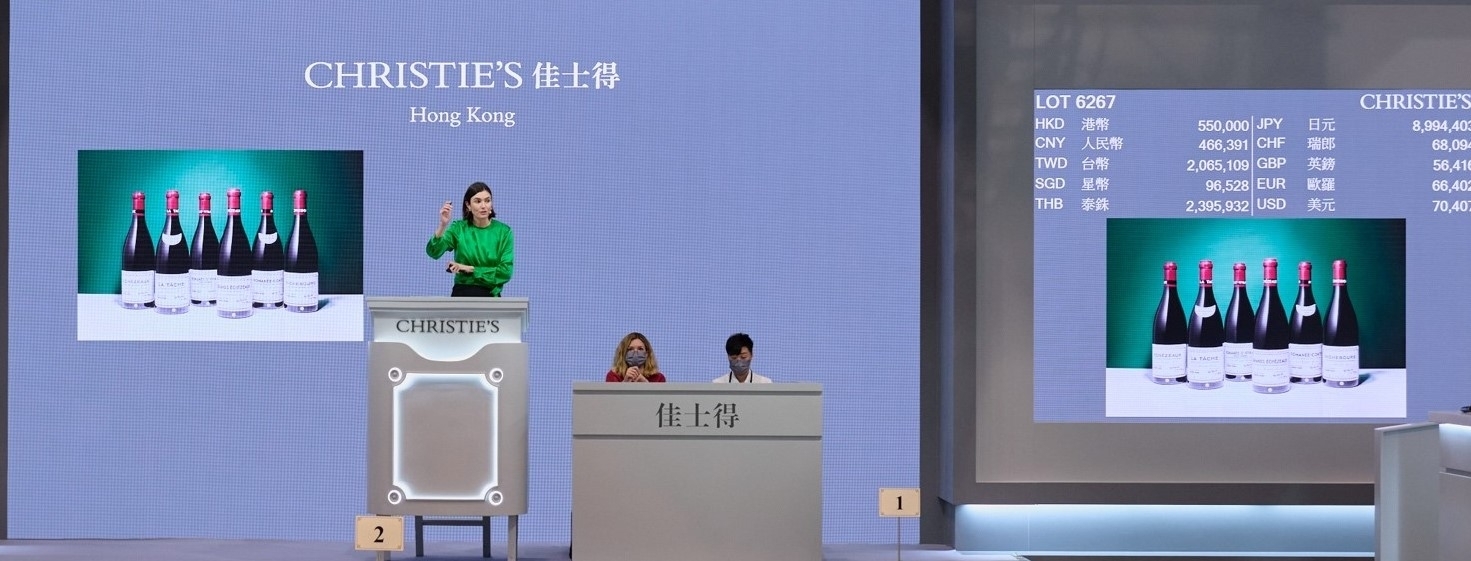Christie’s Hong Kong Wine Spring Auctions Realised a Combined Sale Total of HK$209,317,250/ US$26,795,350