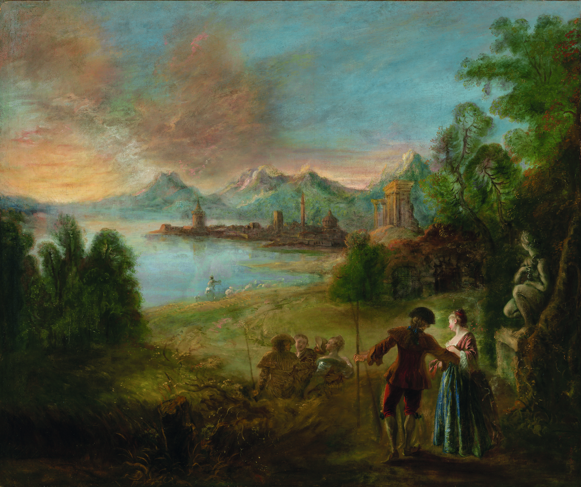 A REDISCOVERED MASTERPIECE JEAN-ANTOINE WATTEAU’S LE PELERINAGE A L’ILE DE CYTHERE