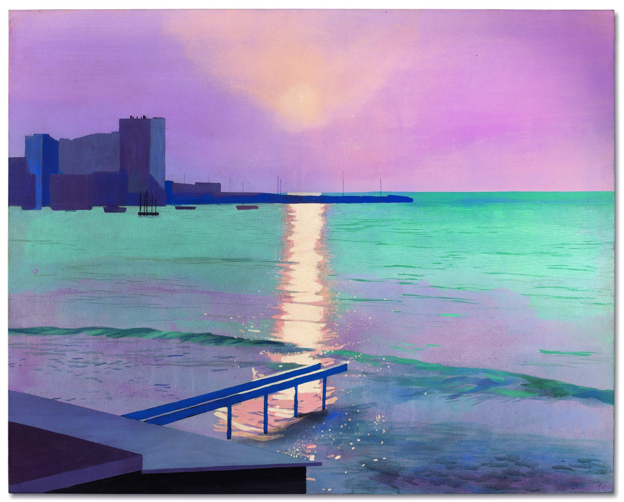 David Hockney's 'Early Morning, Sainte-Maxime' to highlight 20th / 21st Century: London Evening Sale on 13 October 2022