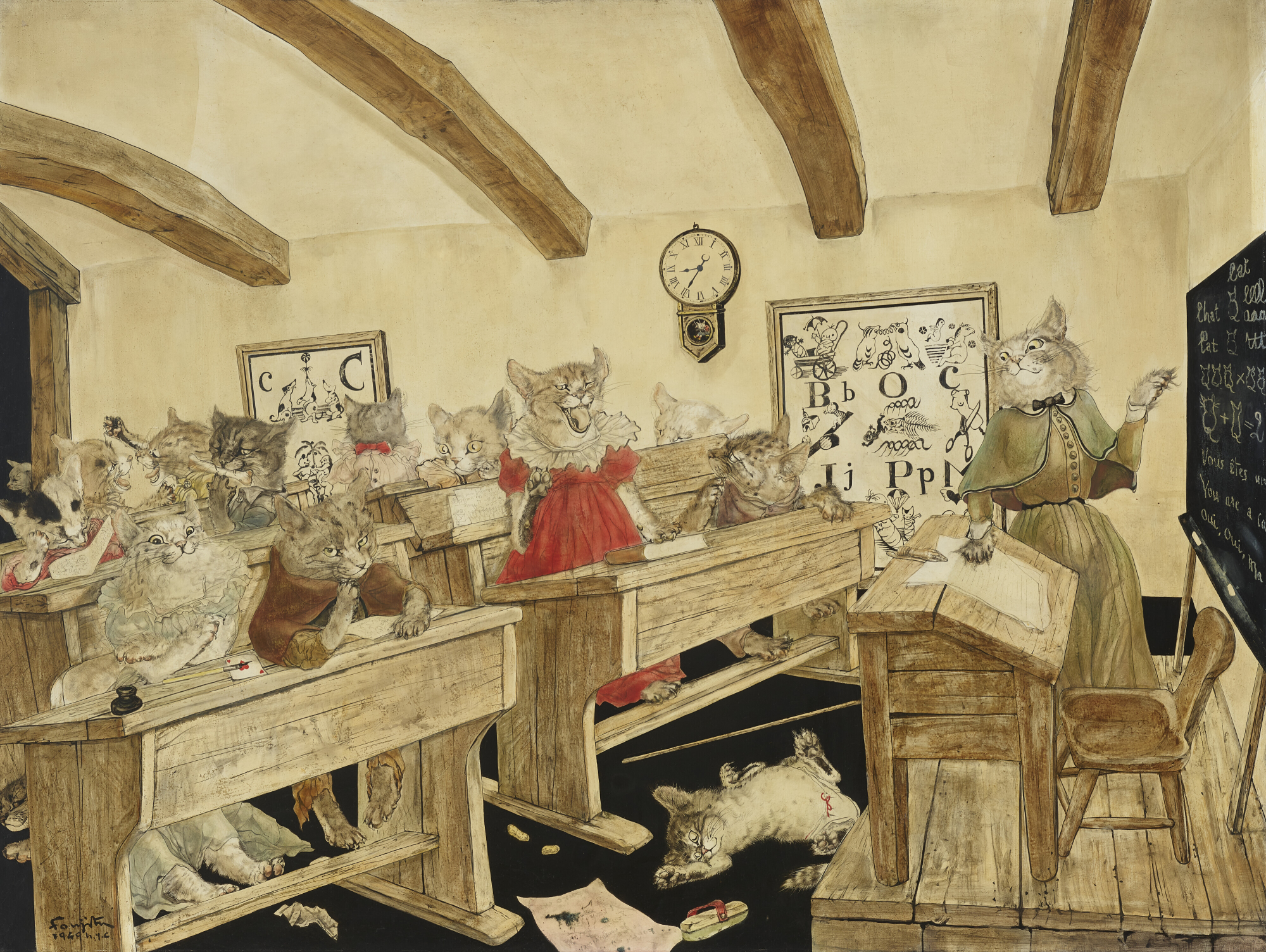 PRIVATE SALE FOUJITA MASTERPIECE TO MUSÉE ANDO À KARUIZAWA