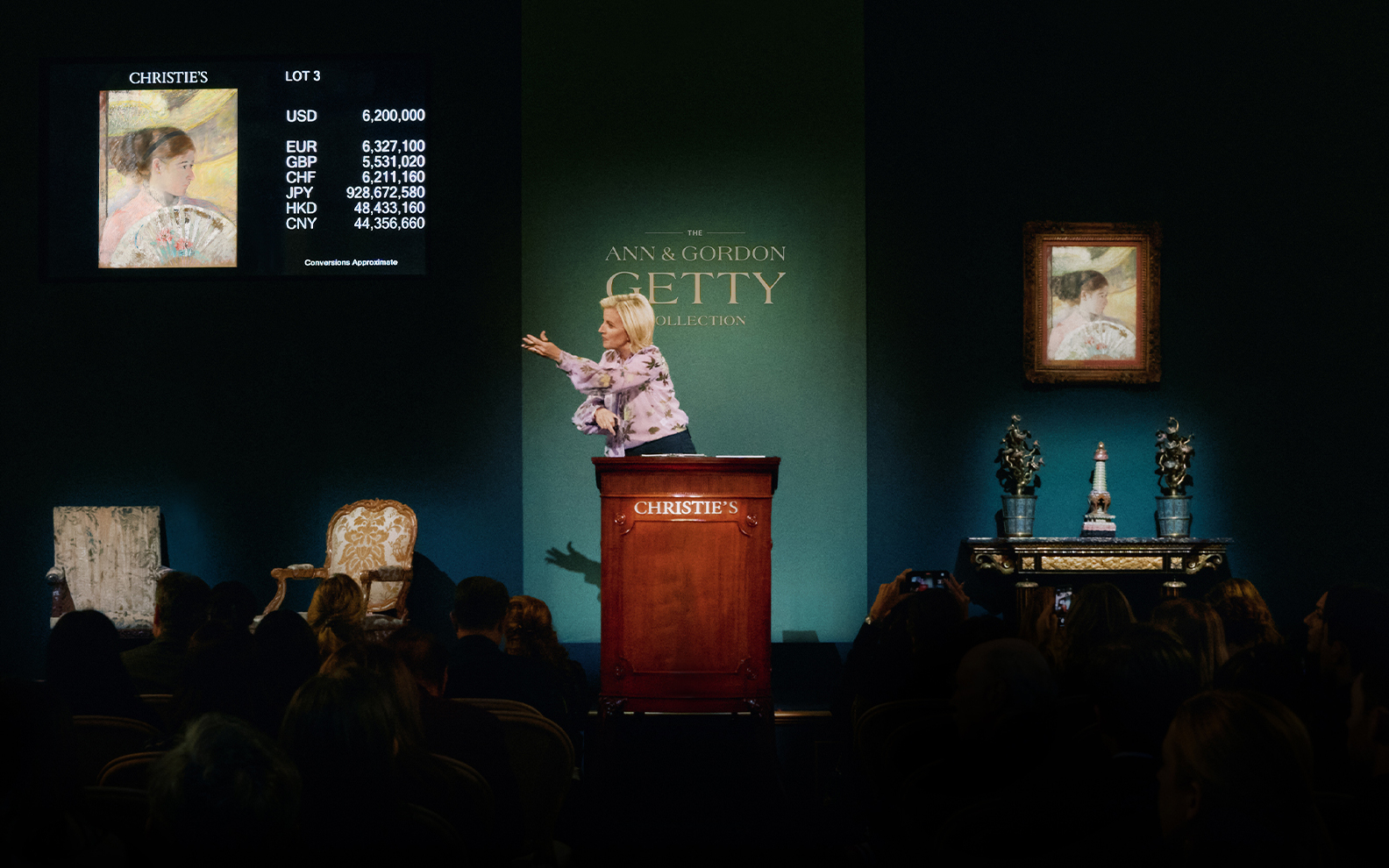 The Ann & Gordon Getty Collection: Volume 1 | Important Pictures and Decorative ArtsEVENING SALE TOTAL: $79,408,900 100% SOLD