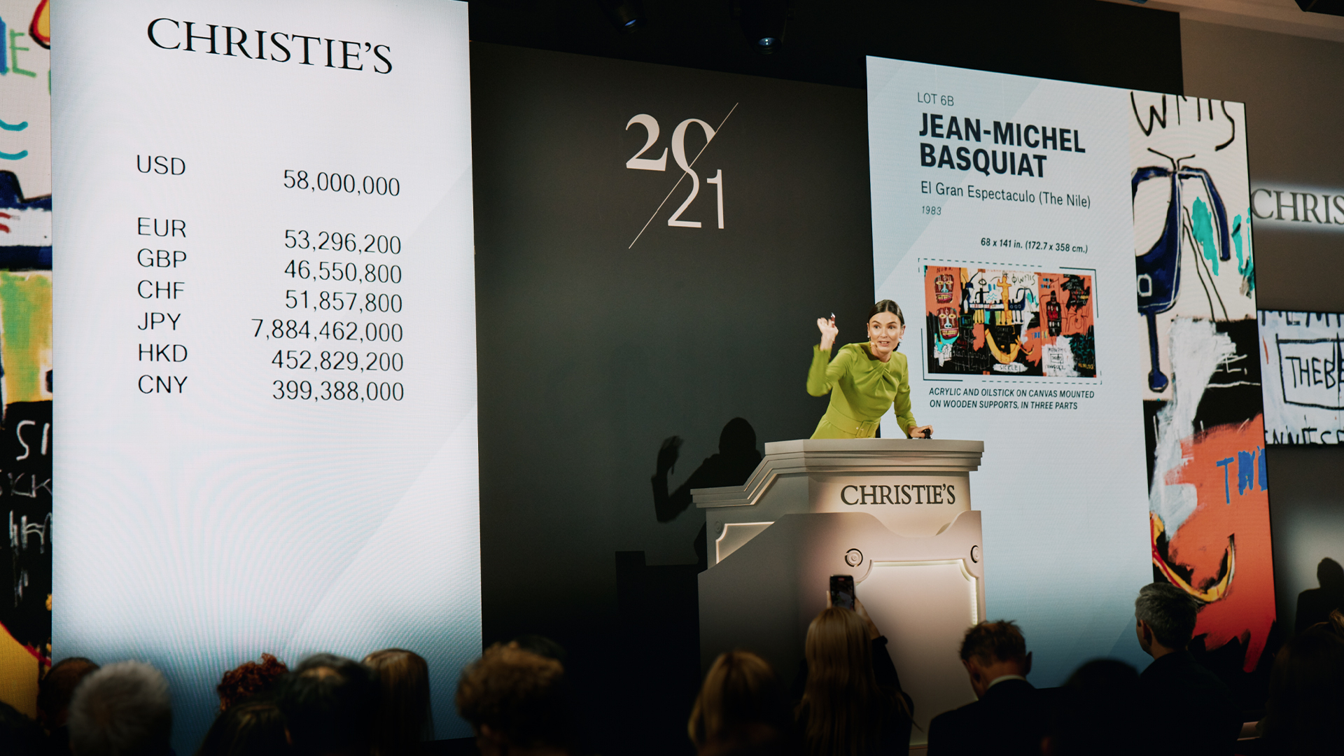 21ST CENTURY EVENING SALE TOTALS $98,802,500