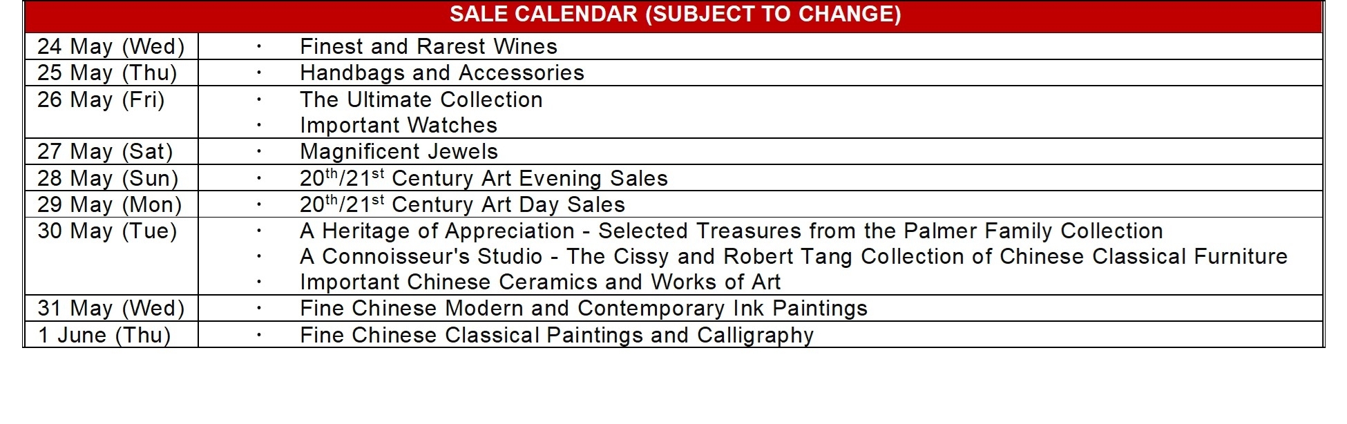 HONG KONG AUCTION SPRING 2023