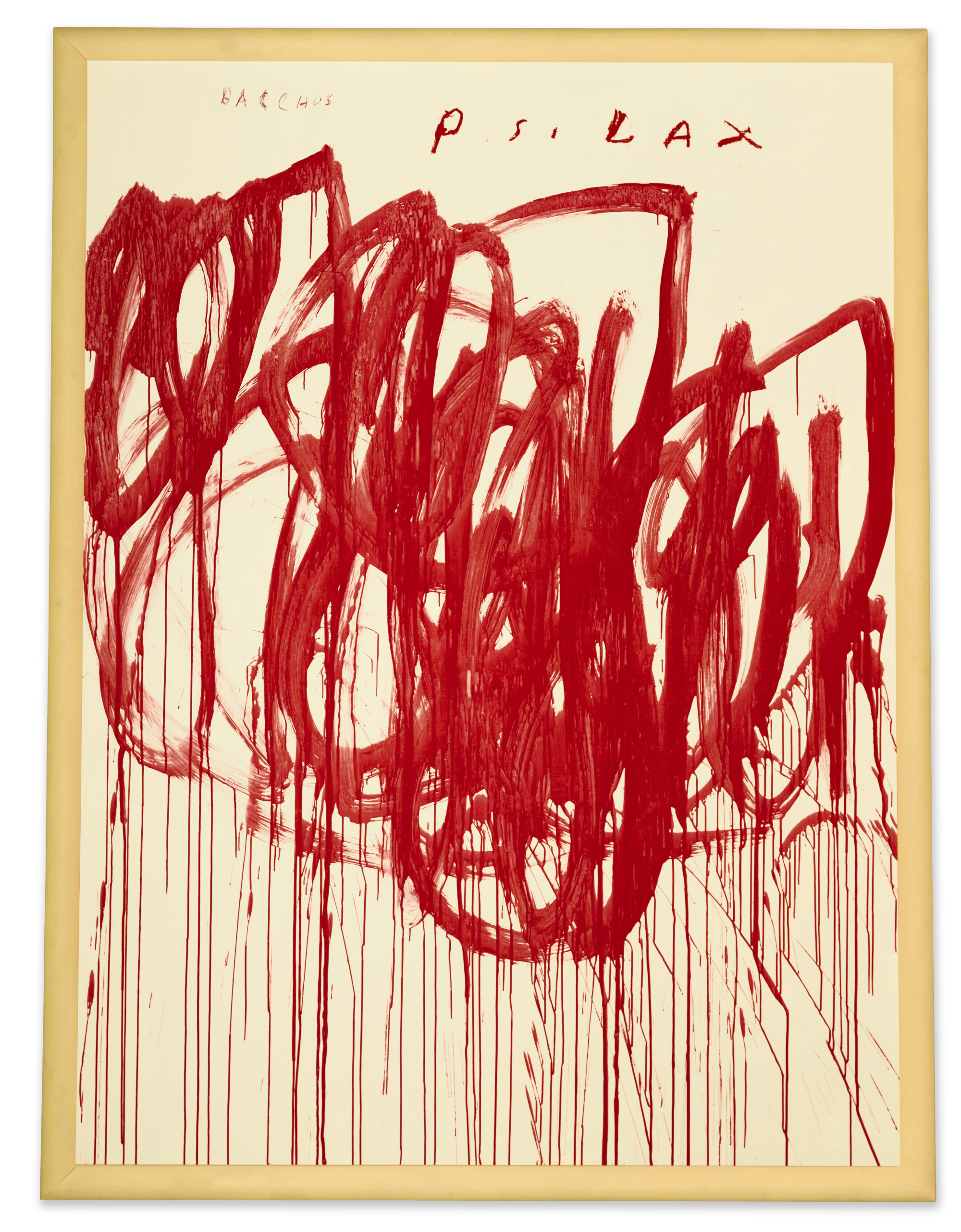 CHRISTIE’S ANNOUNCES CY TWOMBLY’S MASTERPIECE FROM THE BACCHUS SERIES WILL LEAD THE 21ST CENTURY EVENING SALE