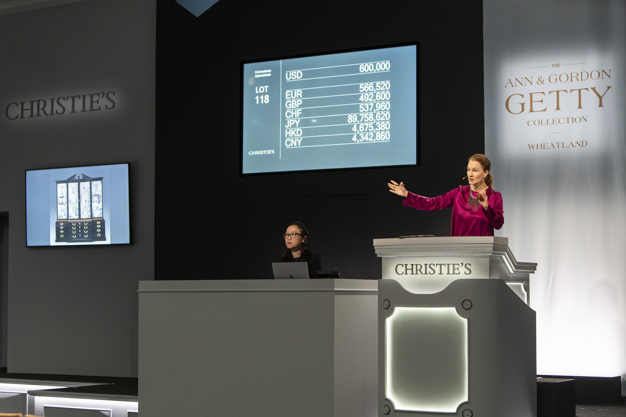THE ANN & GORDON GETTY COLLECTION TOTALS IN EXCESS OF $200 MILLION