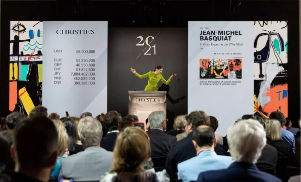 ESTIMATION DES VENTES DE CHRISTIE'S DANS LE MONDE EN 2023 6,2 Md$ / 5 Md£/ 5,8 Md€ / 48,7 MdHK$